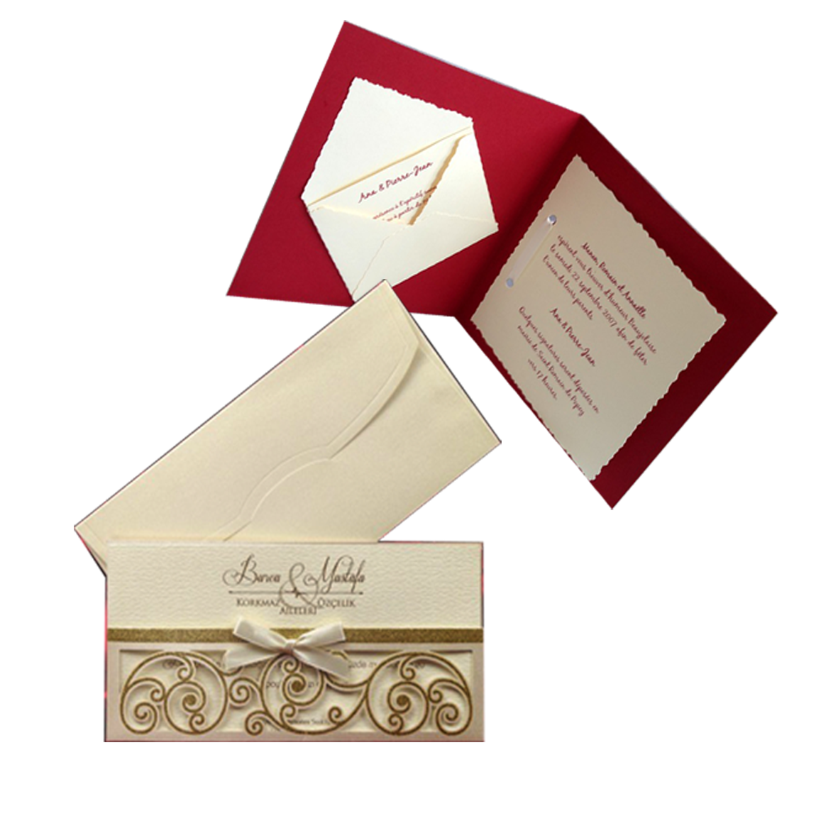 billets de mariage